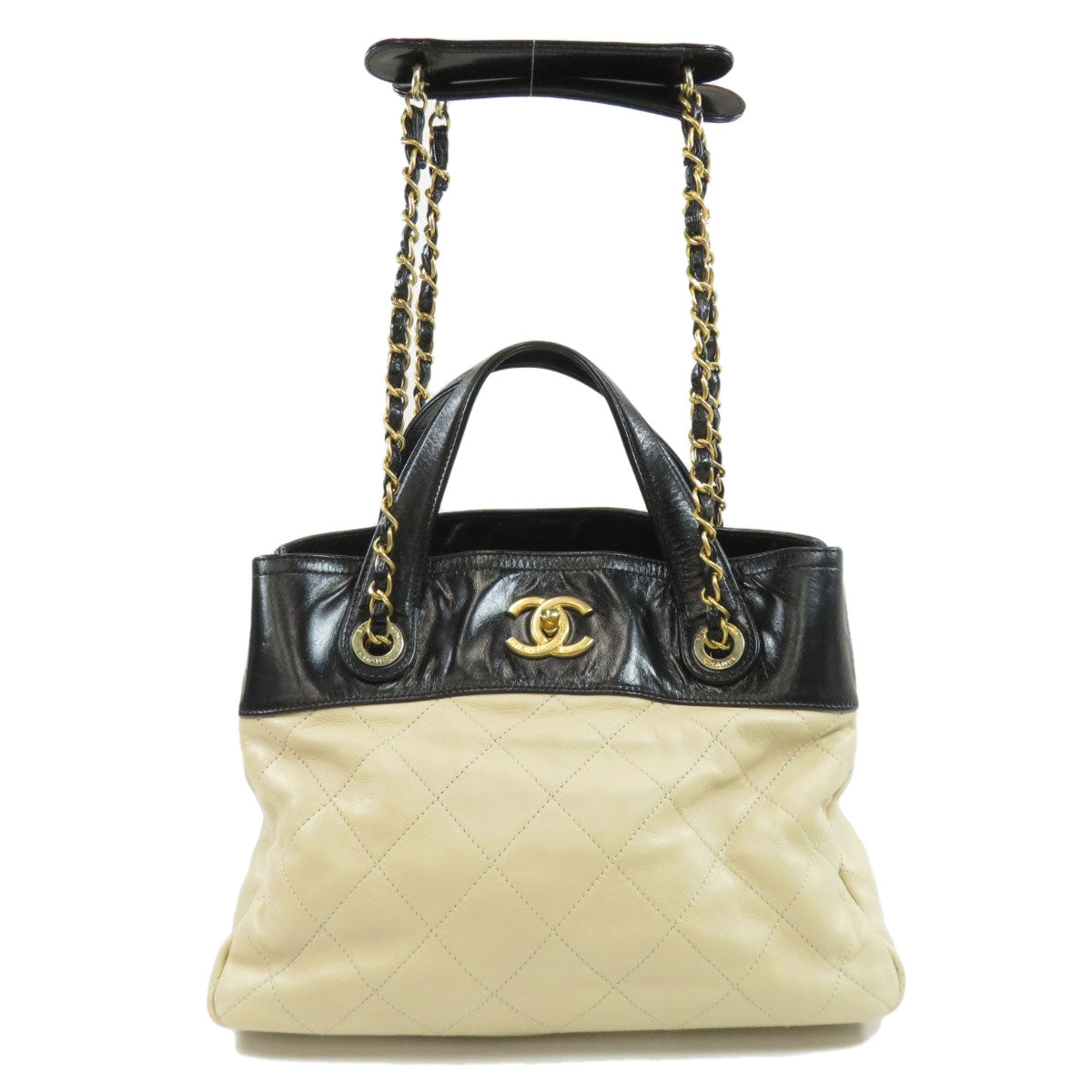 Chanel in the Mix Line Hardware 2way Handbag Gold