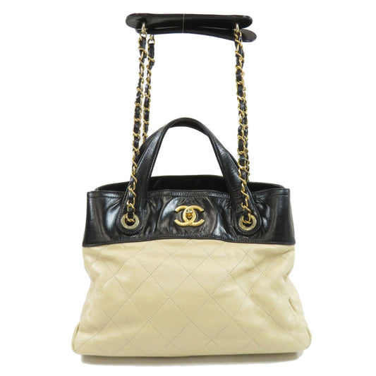 Chanel in the Mix Line Hardware 2way Handbag Gold