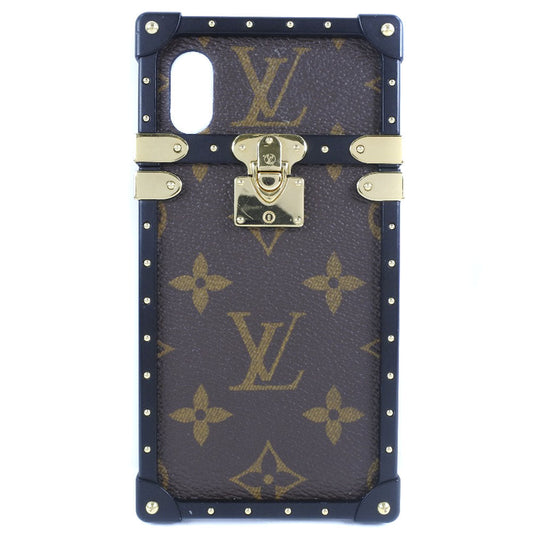 Louis Vuitton iPhone M62618 Eye trunk iPhone Monogram Canvas Brown Handbag