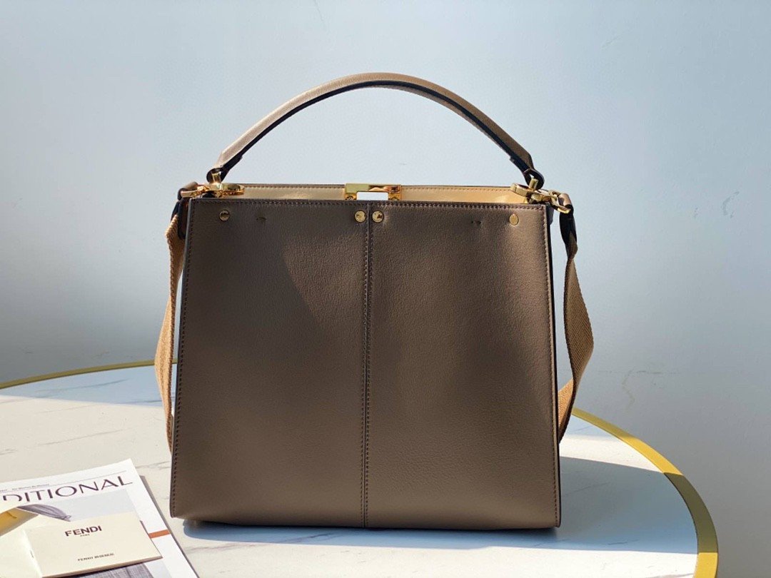 Top QualityTop Quality Peekaboo X-Lite Brown Medium Tote Bag Bag 30Cm12In