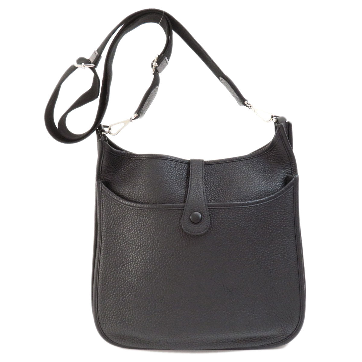 Shoulder Bag Togo Evelyn Silvermetal Women Black