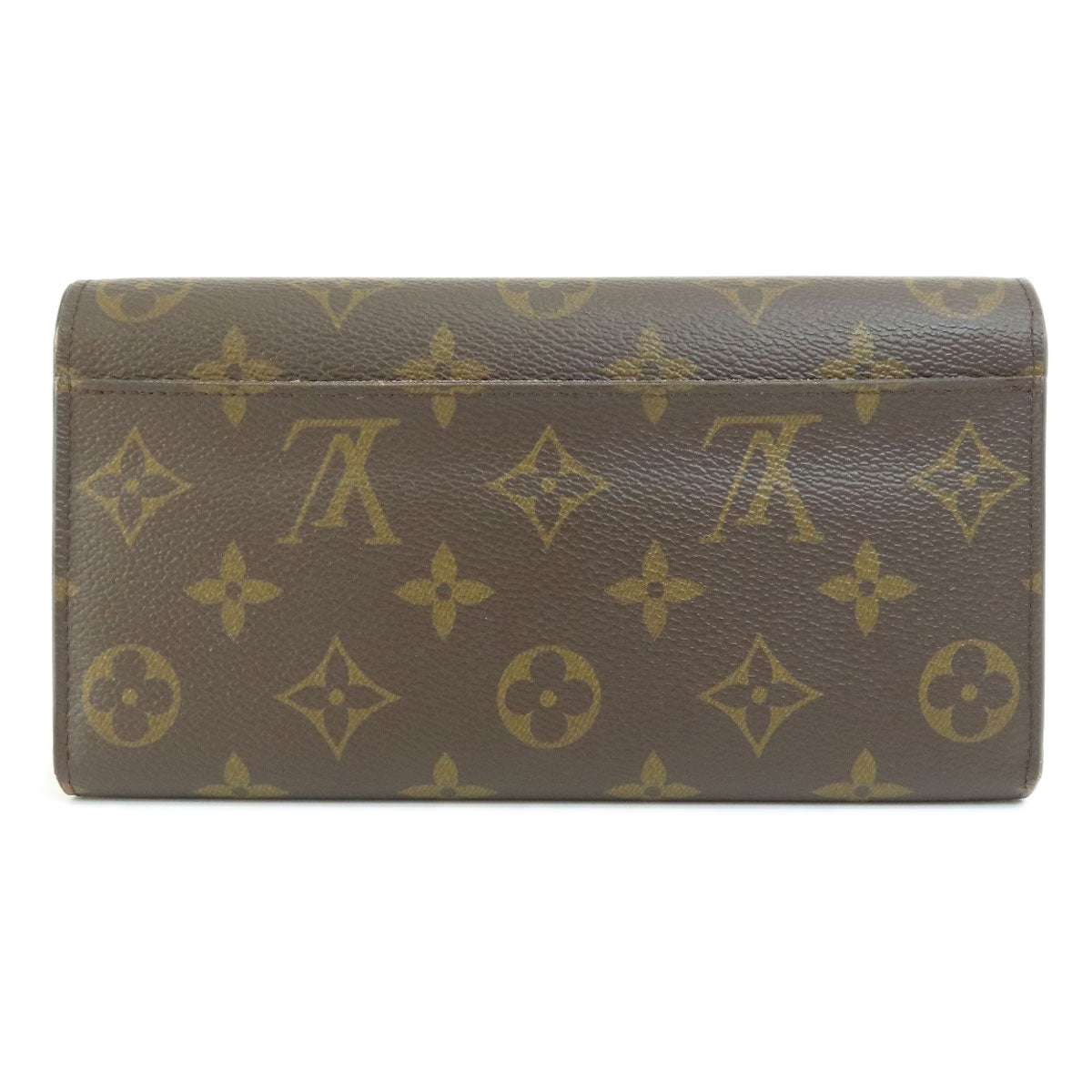 Louis Vuitton Long Purse M62236 Portefeuille Sarah Monogram Canvas Brown Wallet Case