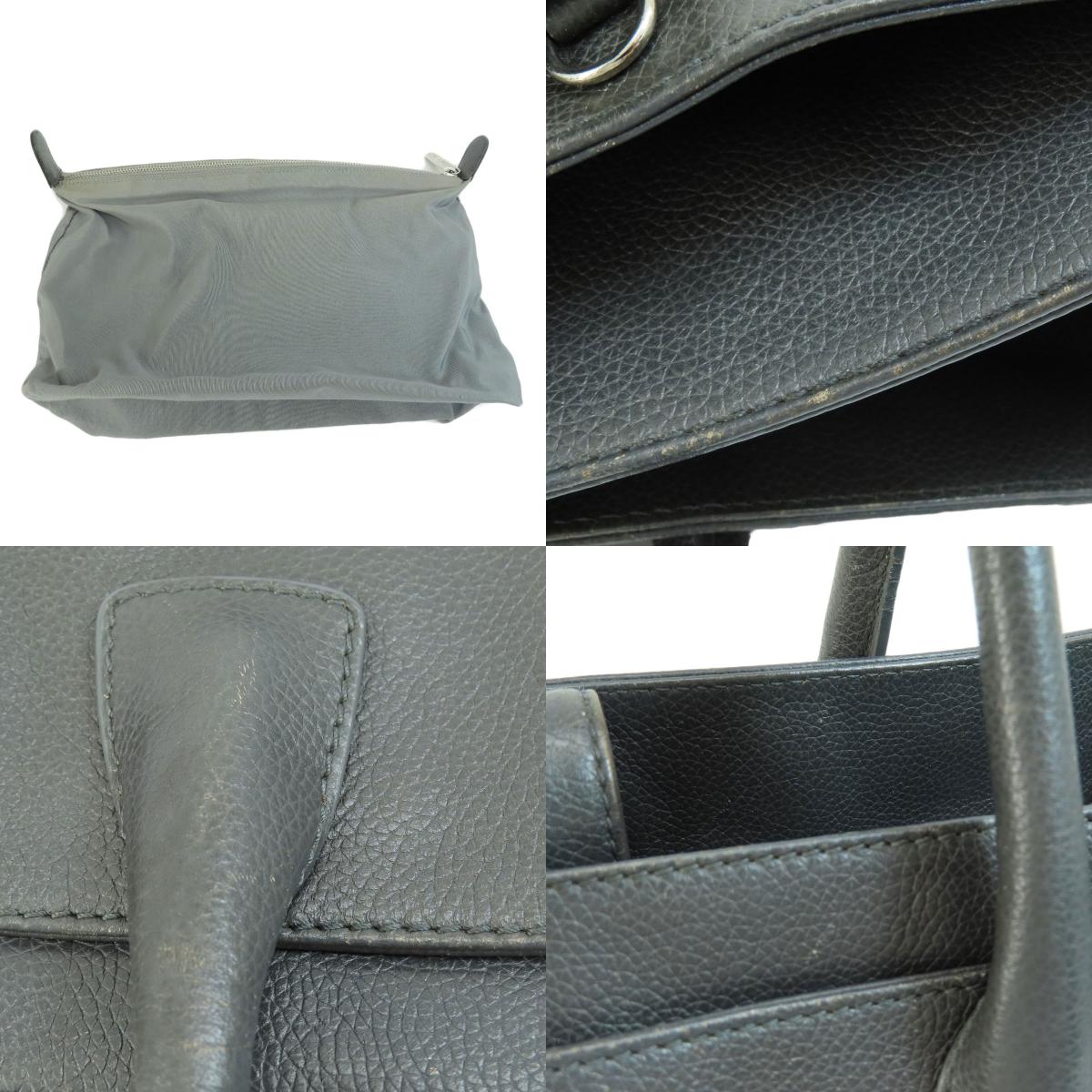 Chanel Cocomark 2way Tote Bag Caviar Skin Gray