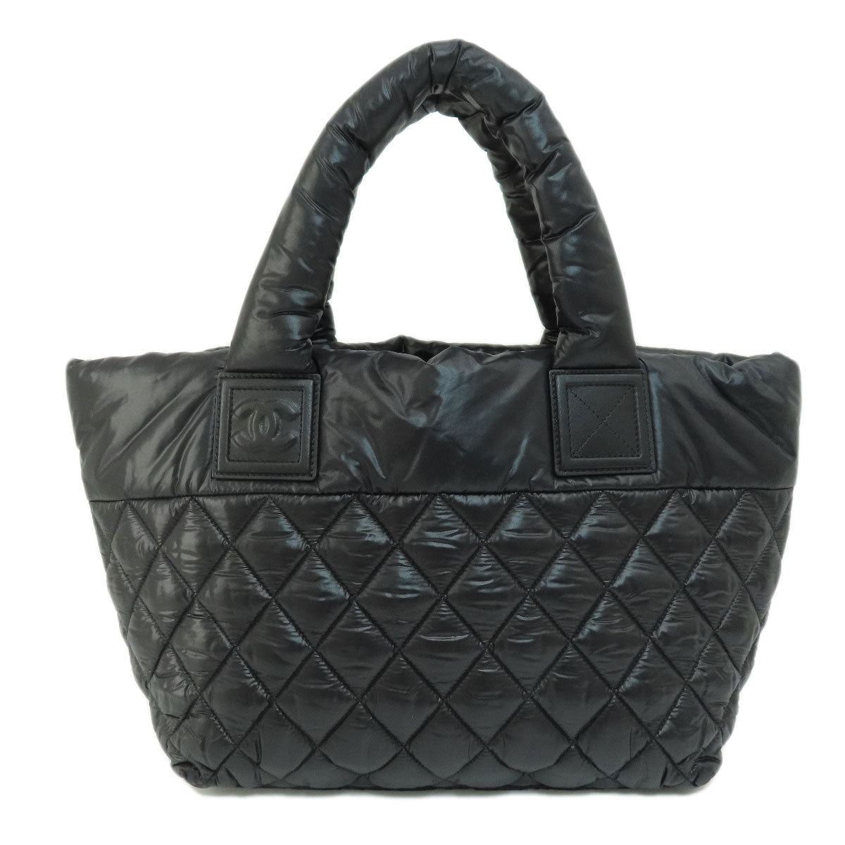 Chanel Coco Coon Tote Handbag Material Nylon Black Tote Bag
