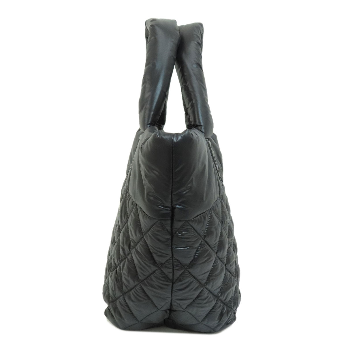 Chanel Coco Coon Tote Handbag Material Nylon Black Tote Bag