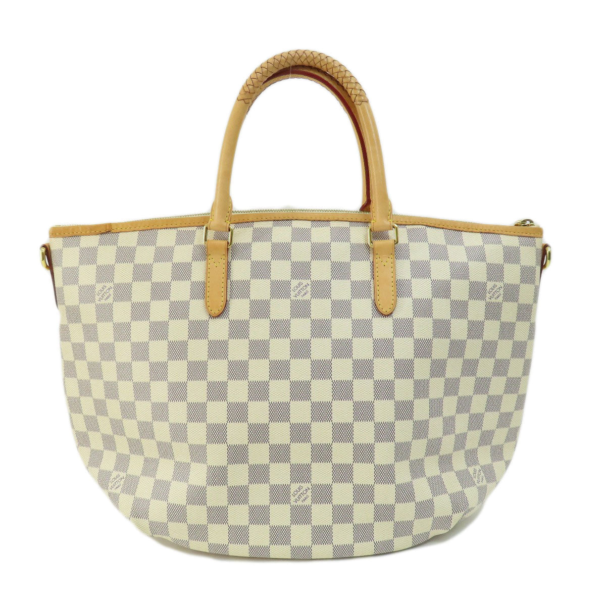 Louis Vuitton N48252 Damier Riviera MM Canvas White Tote Bag