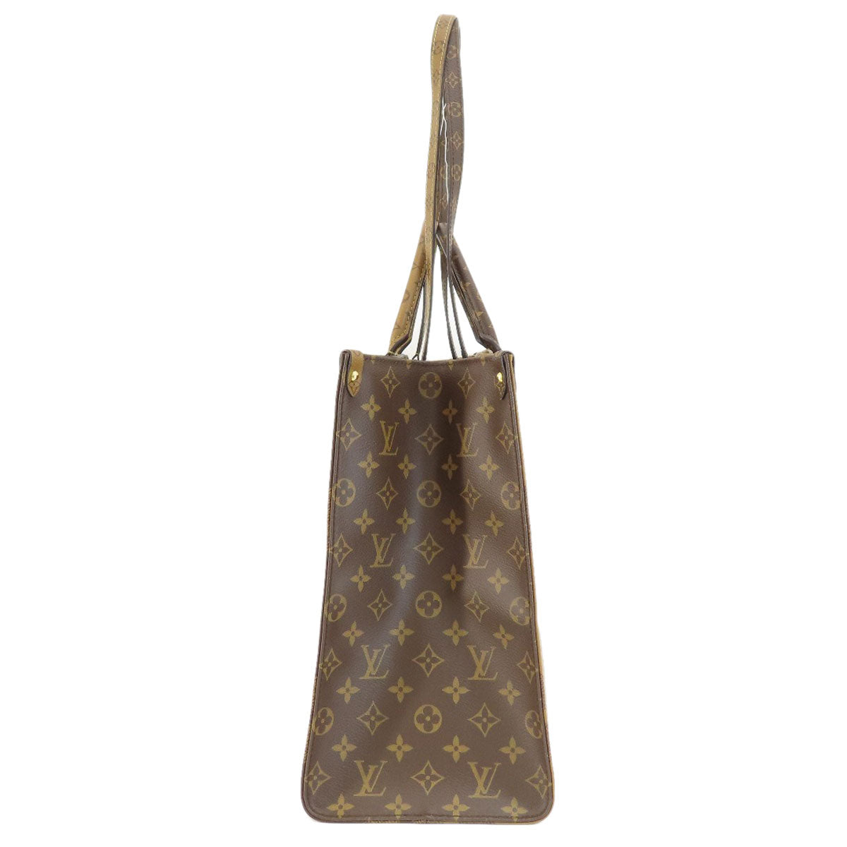 Louis Vuitton M44576 reverse On Go GM Monogram Brown Tote Bag