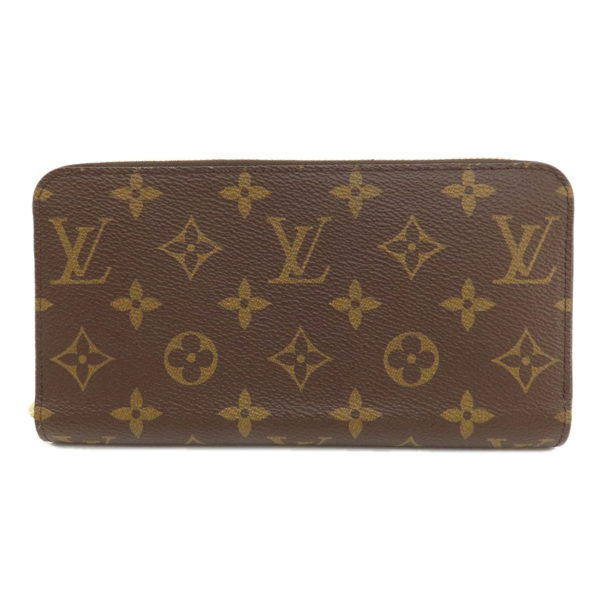 Louis Vuitton Long Purse M41616 Zippy Monog Monogram Canvas Brown Wallet Case