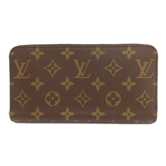 Louis Vuitton Long Purse M41616 Zippy Monog Monogram Canvas Brown Wallet Case