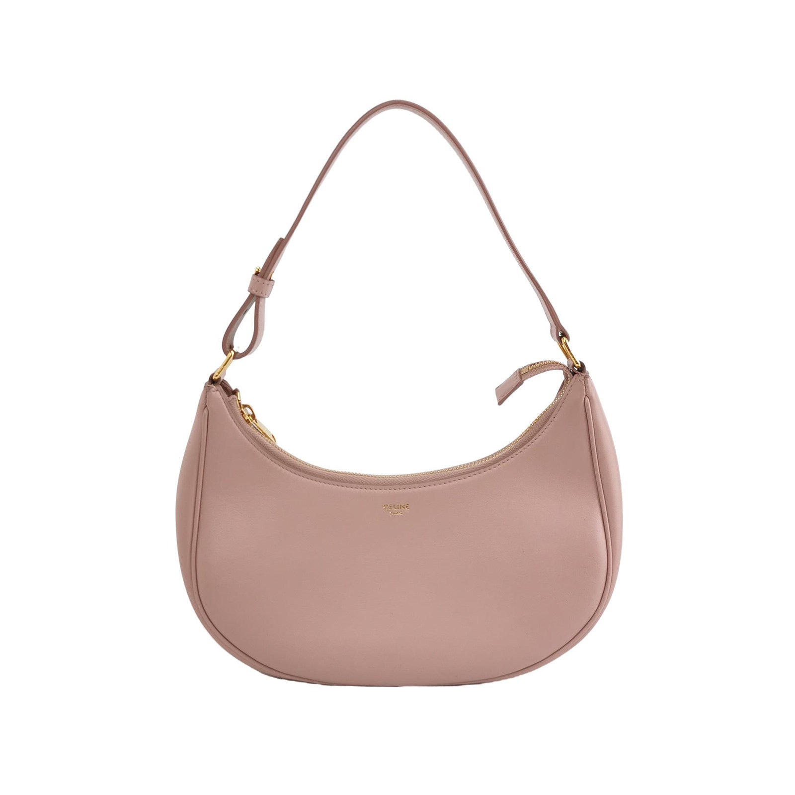 Celine Ava Hobo Pastel Shoulder Bag Leather Pink