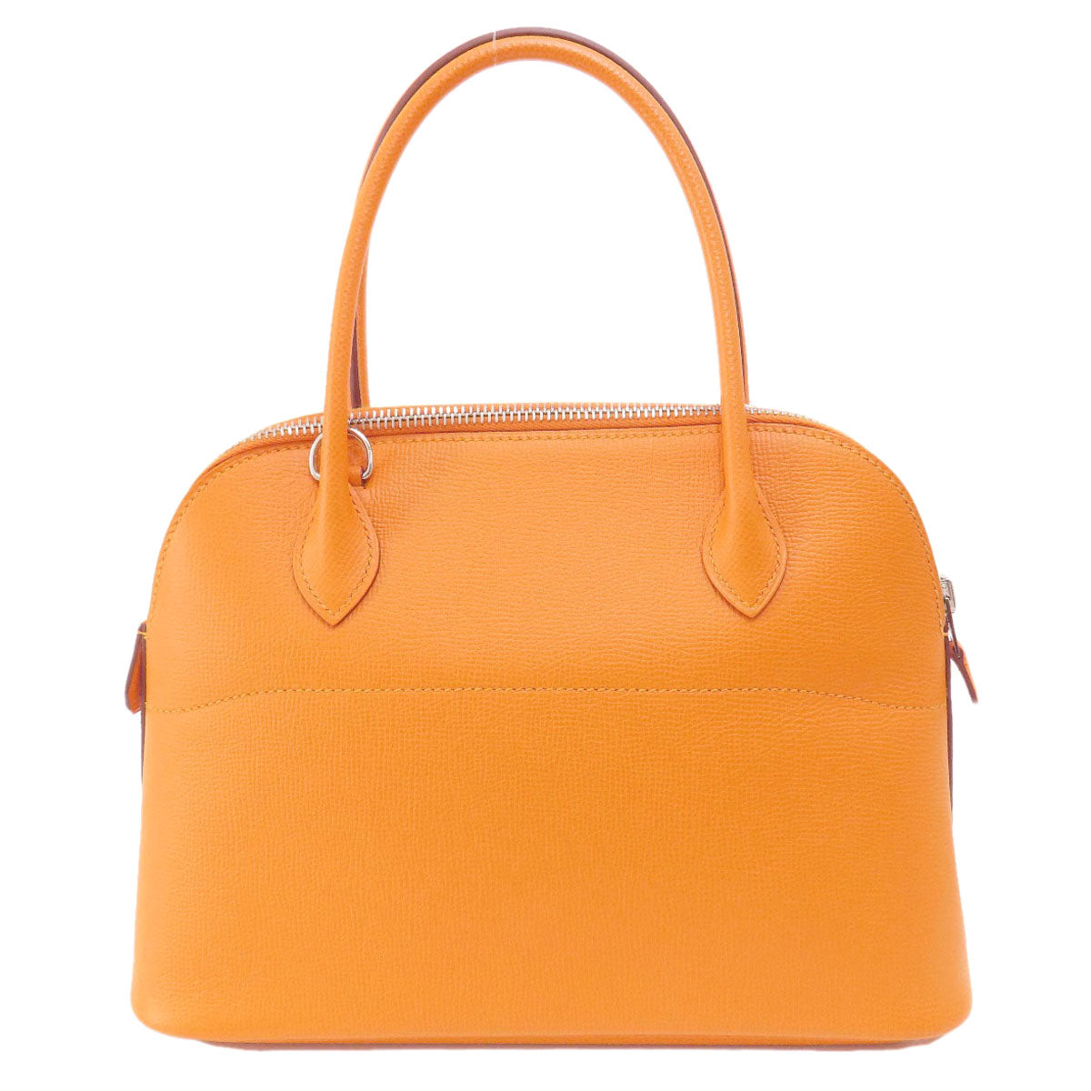 Hermes Handbag Epsom Bolide Apricot Silvermetal Orange Travel Bag