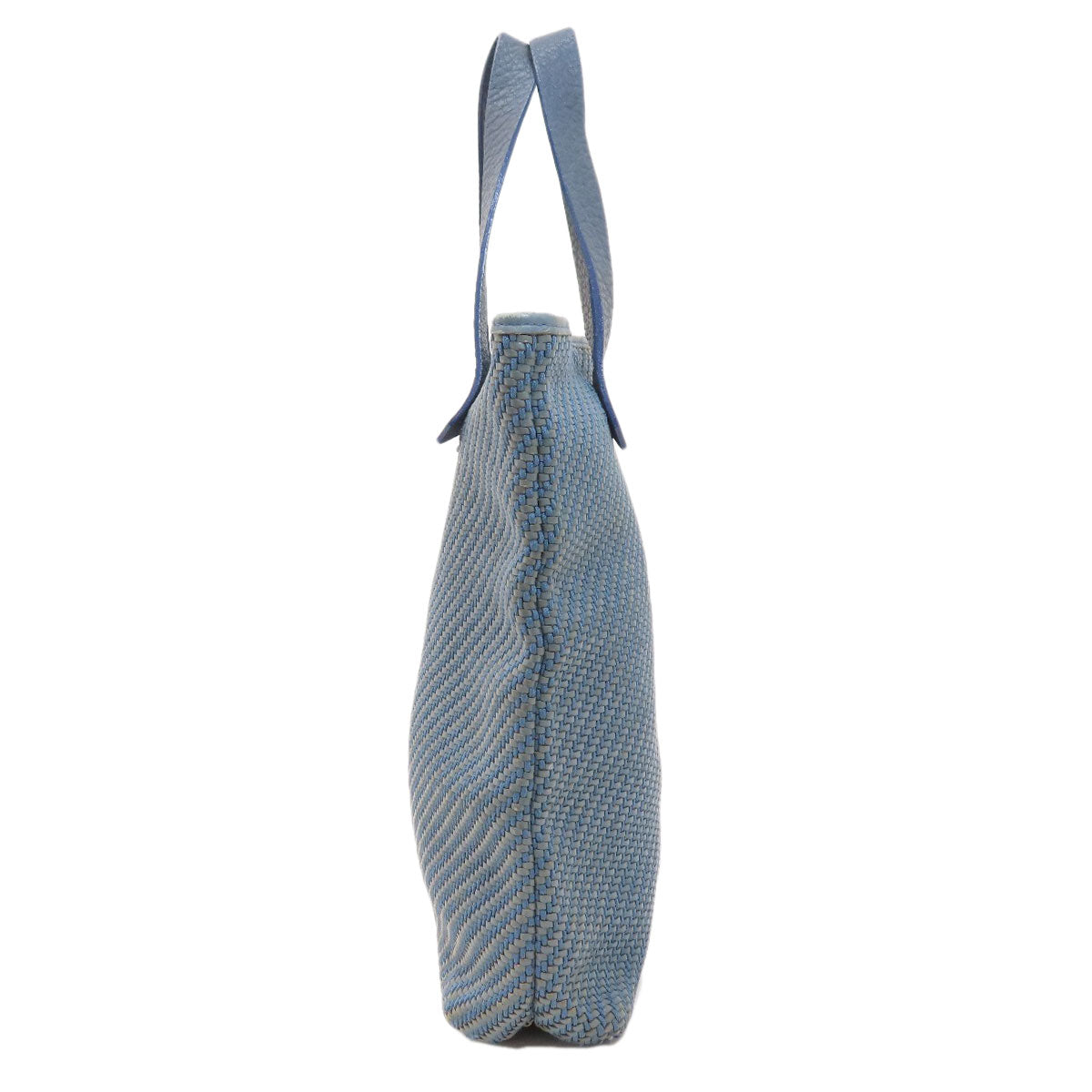 Hermes Handbag Cloth Material Amedaba Women Navy Travel Bag