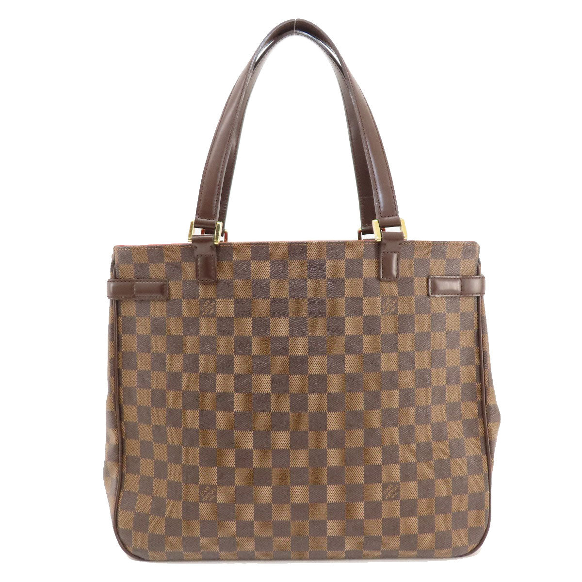 Louis Vuitton N51128 Damier Uzes Damier Ebene Canvas Brown Tote Bag