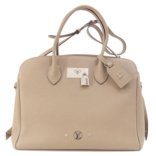 Louis Vuitton M51685 Taurillon Clemence Mira MM Leather Brown Handbag