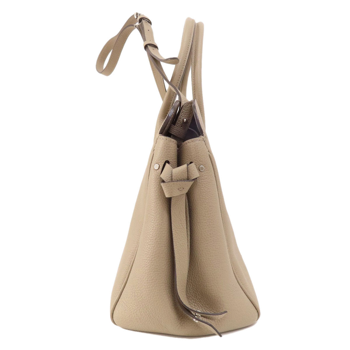 Louis Vuitton M51685 Taurillon Clemence Mira MM Leather Brown Handbag