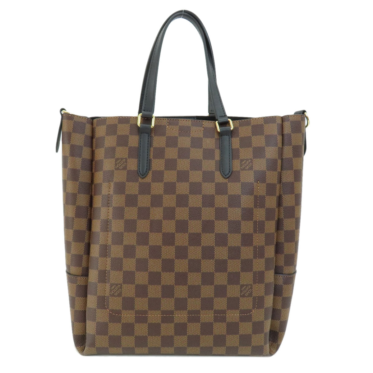 Louis Vuitton N60348 Damier Belmont NB BB Canvas Brown Tote Bag