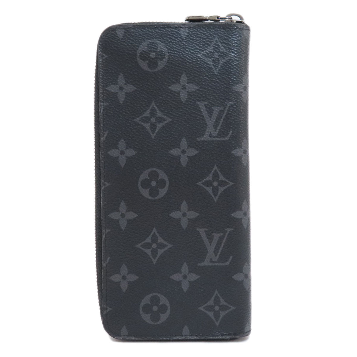 Louis Vuitton Long Purse M62295 Eclipse Zippy Monogram Black Wallet Case 3