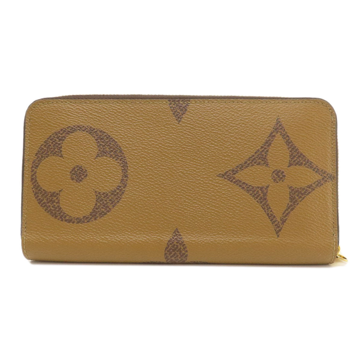 Louis Vuitton Long Purse M69353 Giant Zippy Monogram Brown Wallet Case