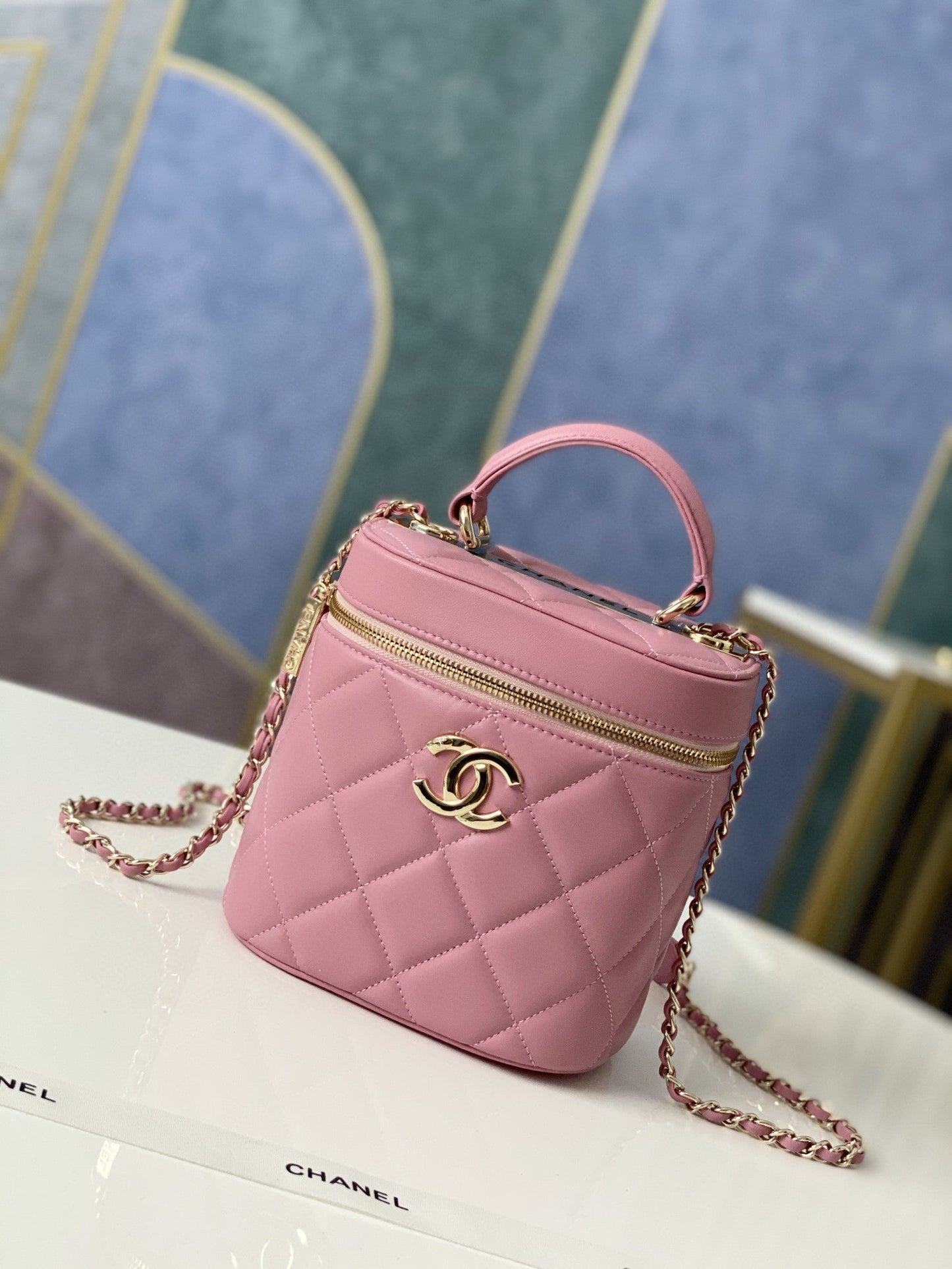Chlvanity Case Hardware Pinike For Women Handbags Gold Shoulder Bag