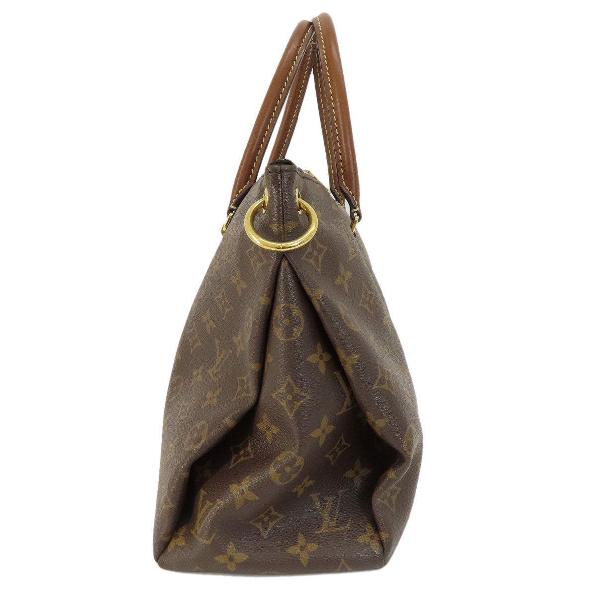 Louis Vuitton M41064 Pallas MM Monogram Canvas Brown Handbag