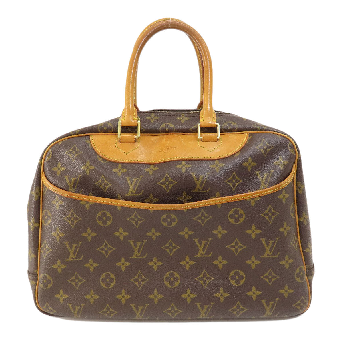 Louis Vuitton M47270 Deauville Monogram Canvas Brown Handbag 6