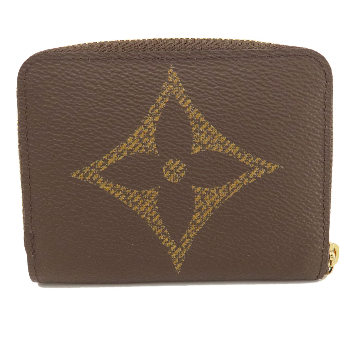 Louis Vuitton Coin M67690 Giant Zippy Coin Monogram Canvas Brown Wallet Case