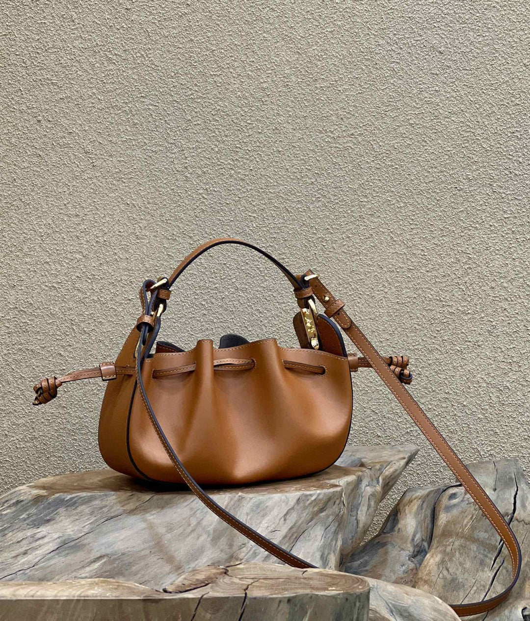 Pomodorino Brown Mini Travel Bag