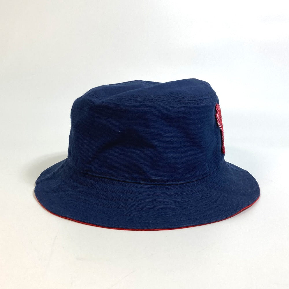 Dior Hat Cotton Embroidered Tiger Patch Kenny Scharf Blue Travel Bag