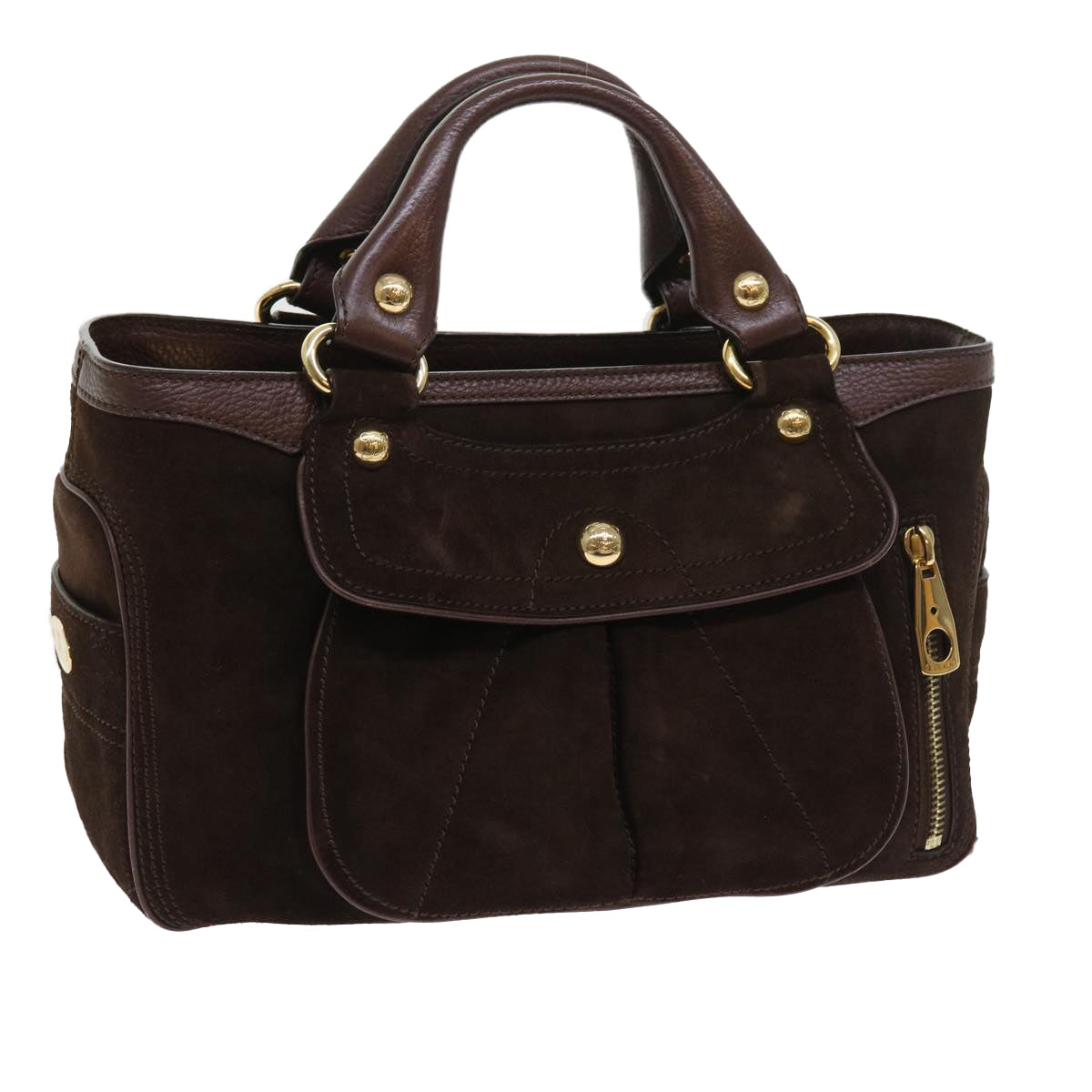 Luxury Hand Bag Leather Suede Travel Bag
