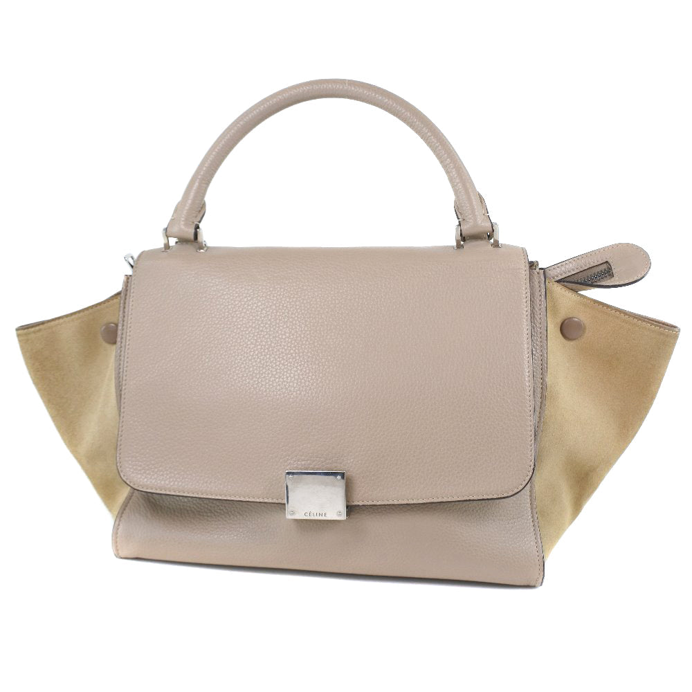 Un , Pink Wayshoulder Trapeze Women Leather Suede Shoulder Bag