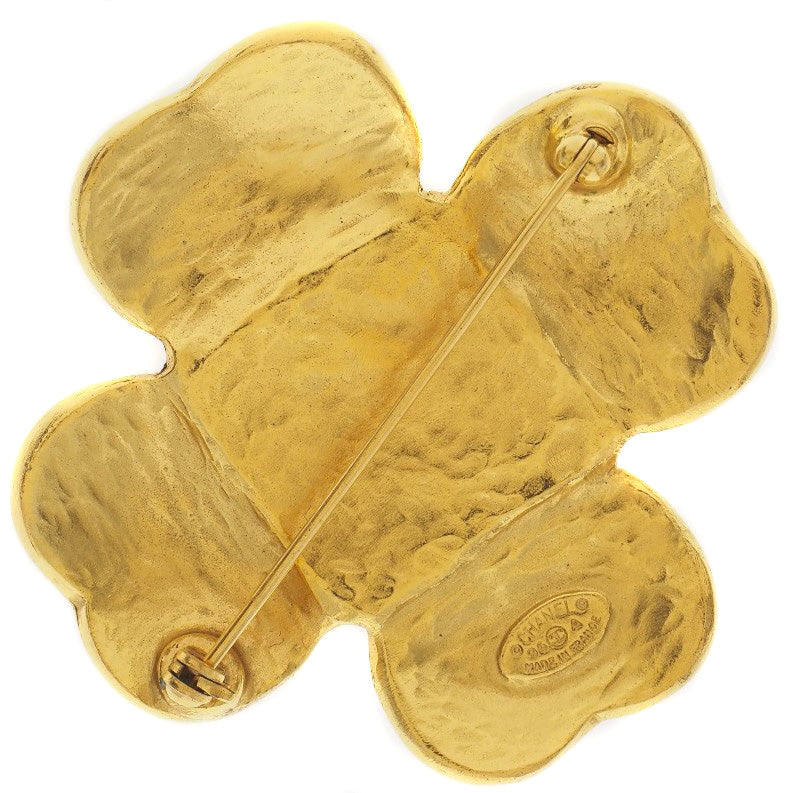 Chanel Brooch Plated COCO Mark Gold Handbag 3