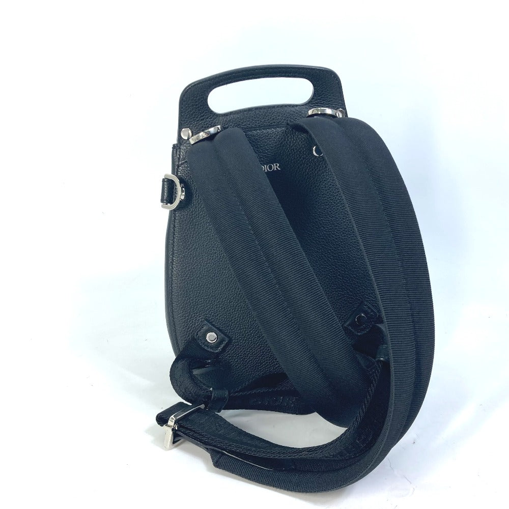 Dior Backpack Calfskin Bag Gallop Gallop Mens Black