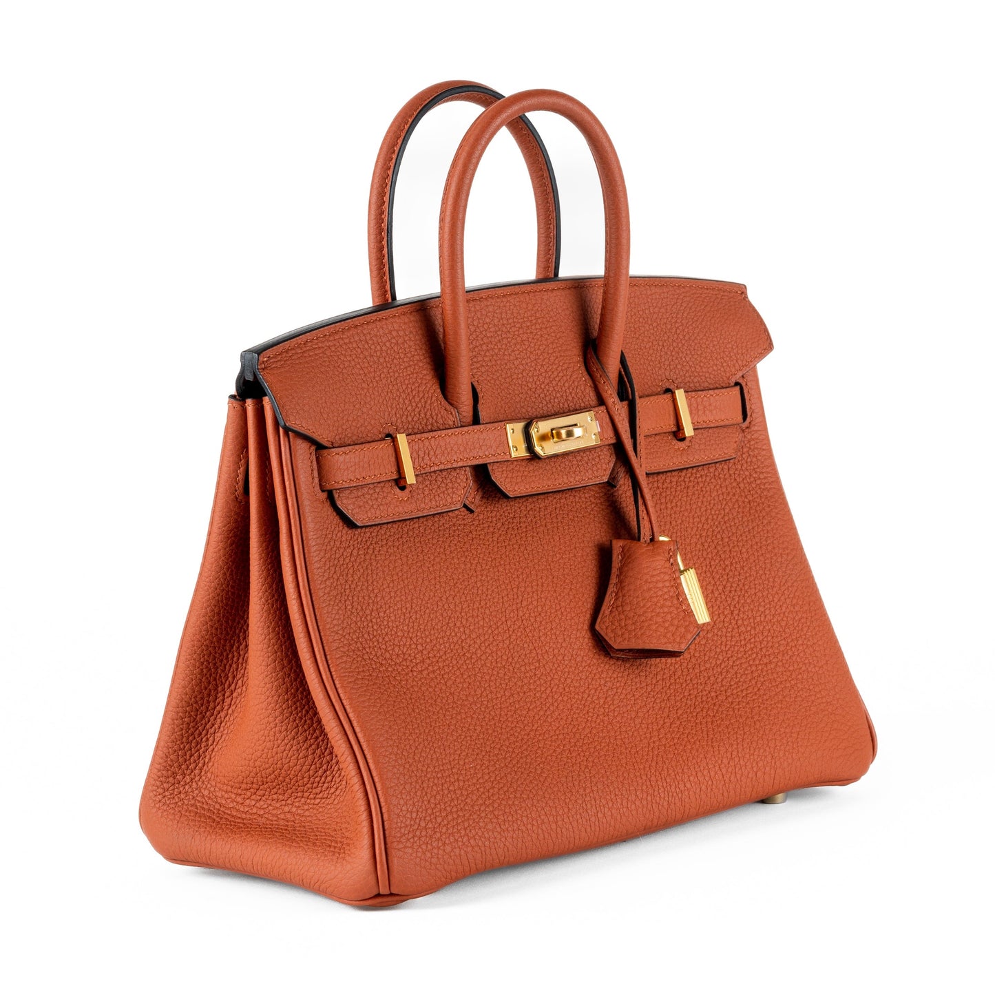 Hermes Cuivre Togo Birkin W Hardware Handbag Gold Travel Bag