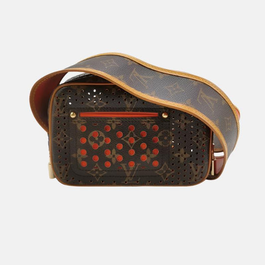 Louis Vuitton Trocadero Perforation Camera Monogram Brown Crossbody Bag