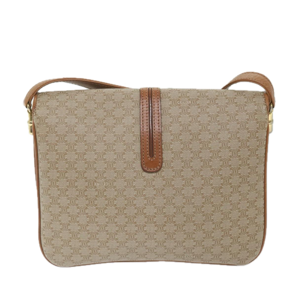 Luxury Macadam Shoulder Bag Canvas Beige