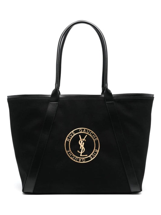 YSL Saint Laurent Saint Laurent Trending Men Rive Gauche Tote Black Tote Bag Unica 780096Fac3I