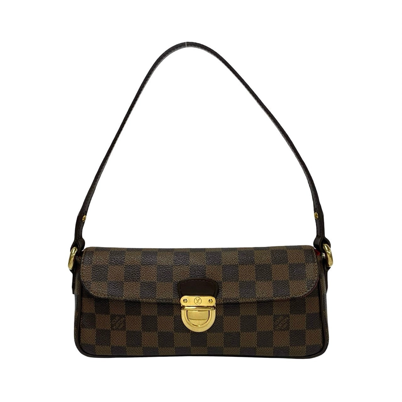 Louis Vuitton N60007 Damier Ravello PM Leather Brown Shoulder Bag