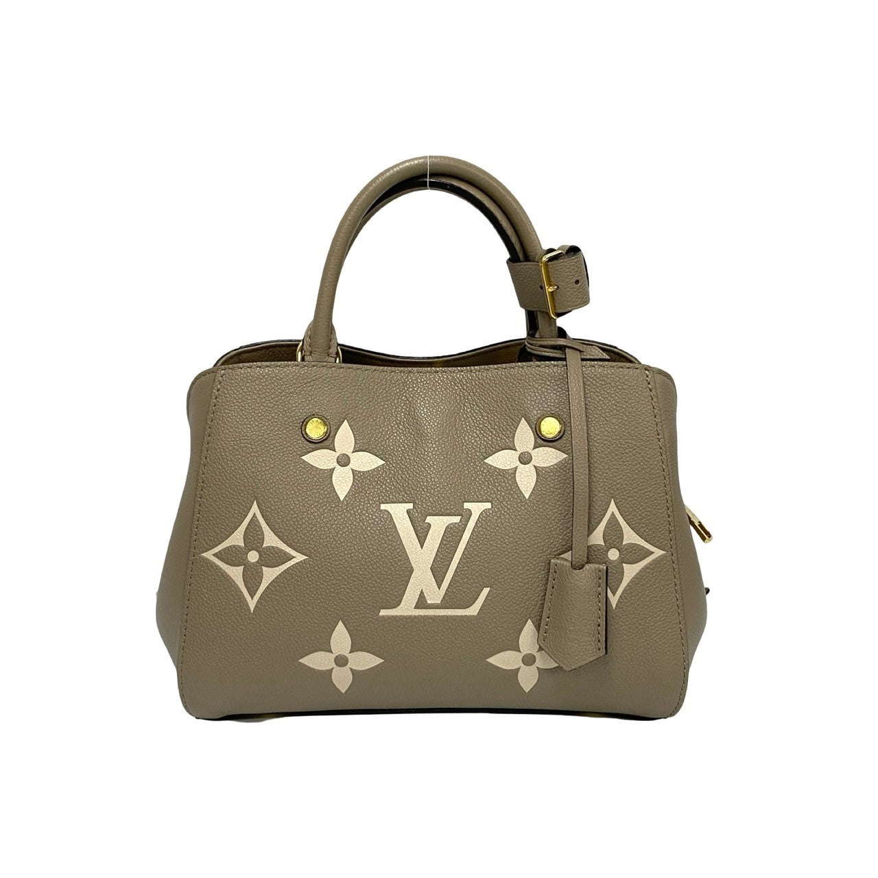 Louis Vuitton M45489 Ann Platt Montaigne BB Monogram Leather Beige Handbag
