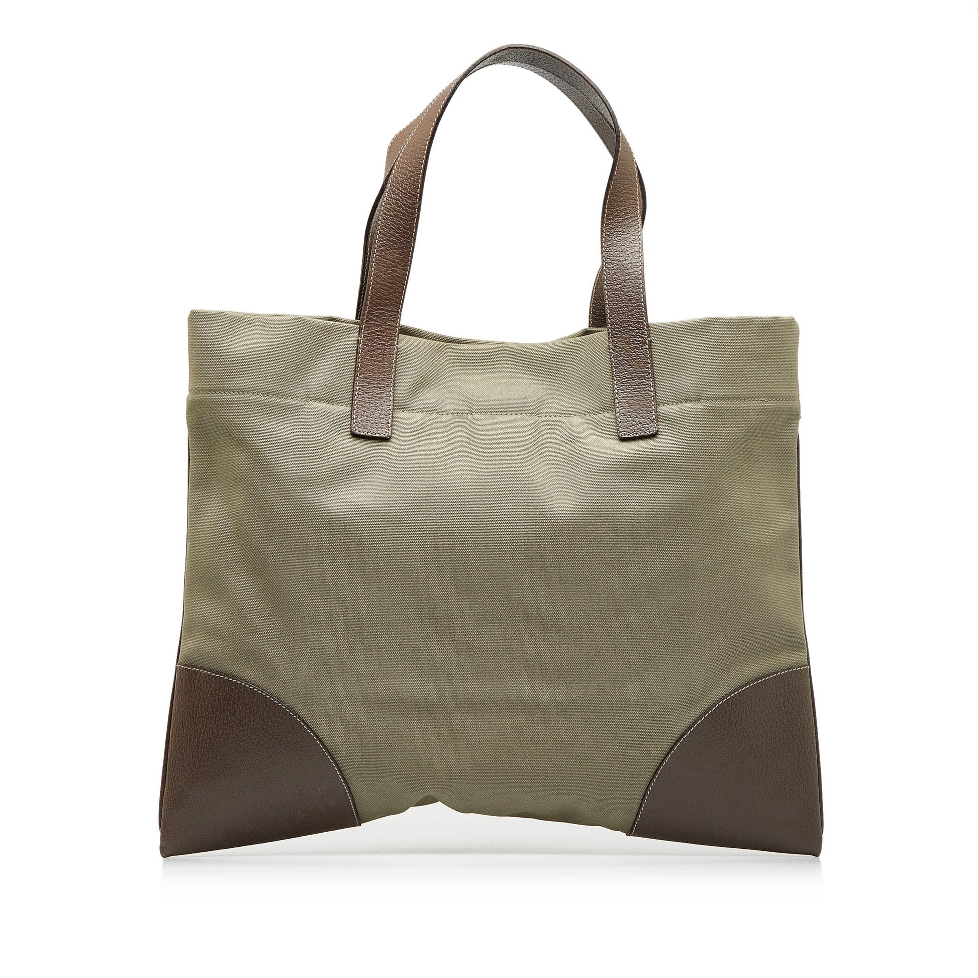 Prada Tote Bag Canvas Brown