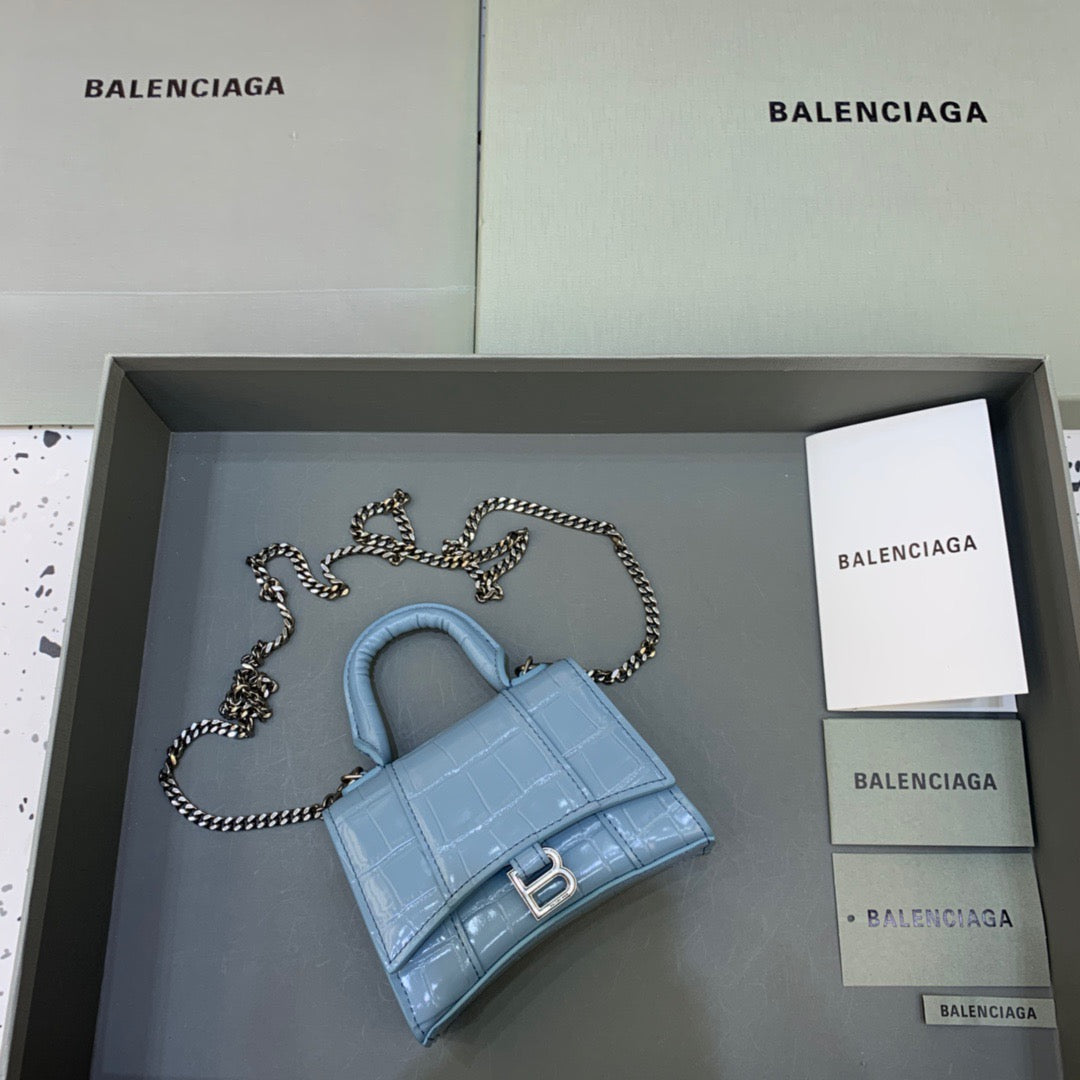 Top Quality Hourglass Handbag With In For Blue Mini Travel Bag