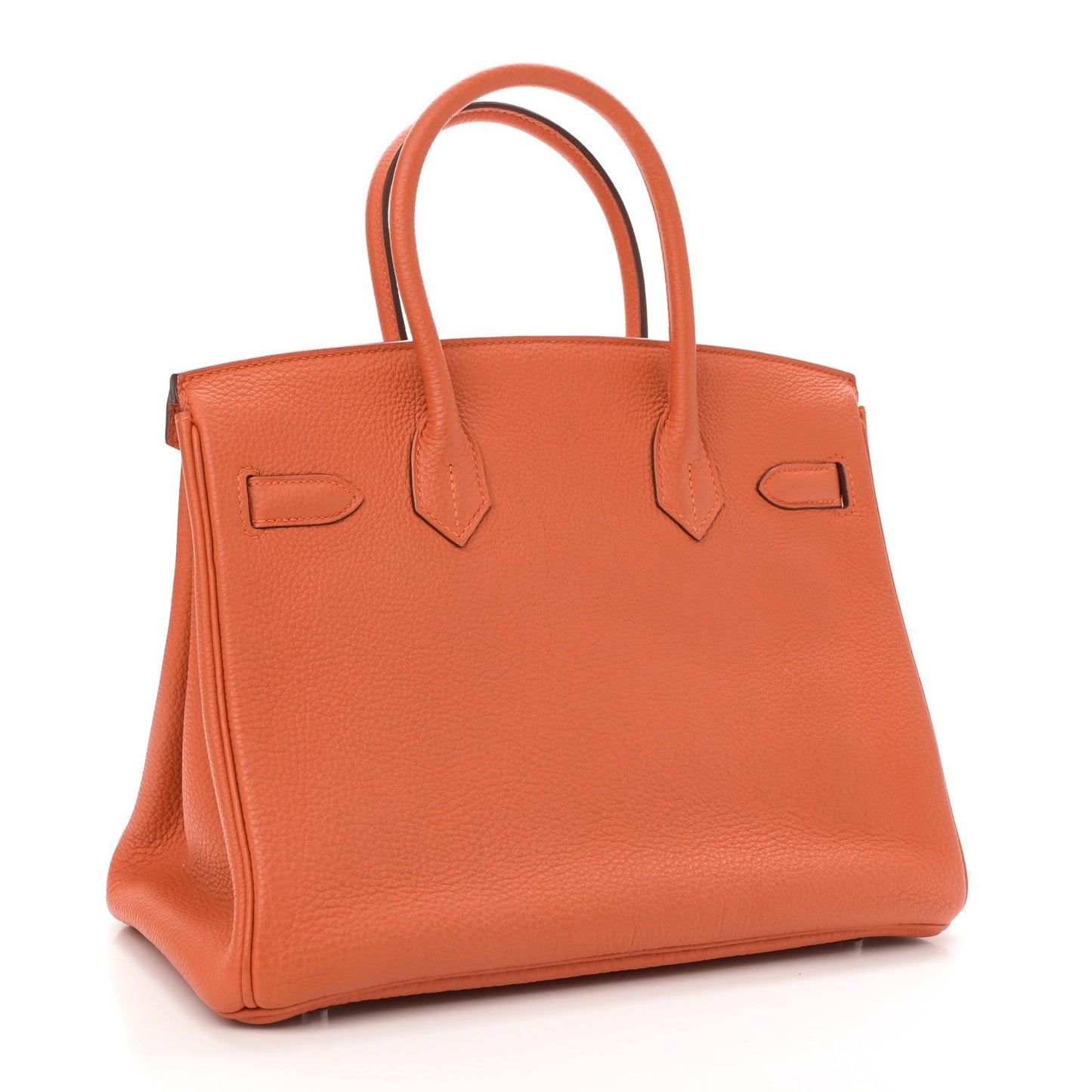 Hermes Togo Birkin Handbag Orange Travel Bag