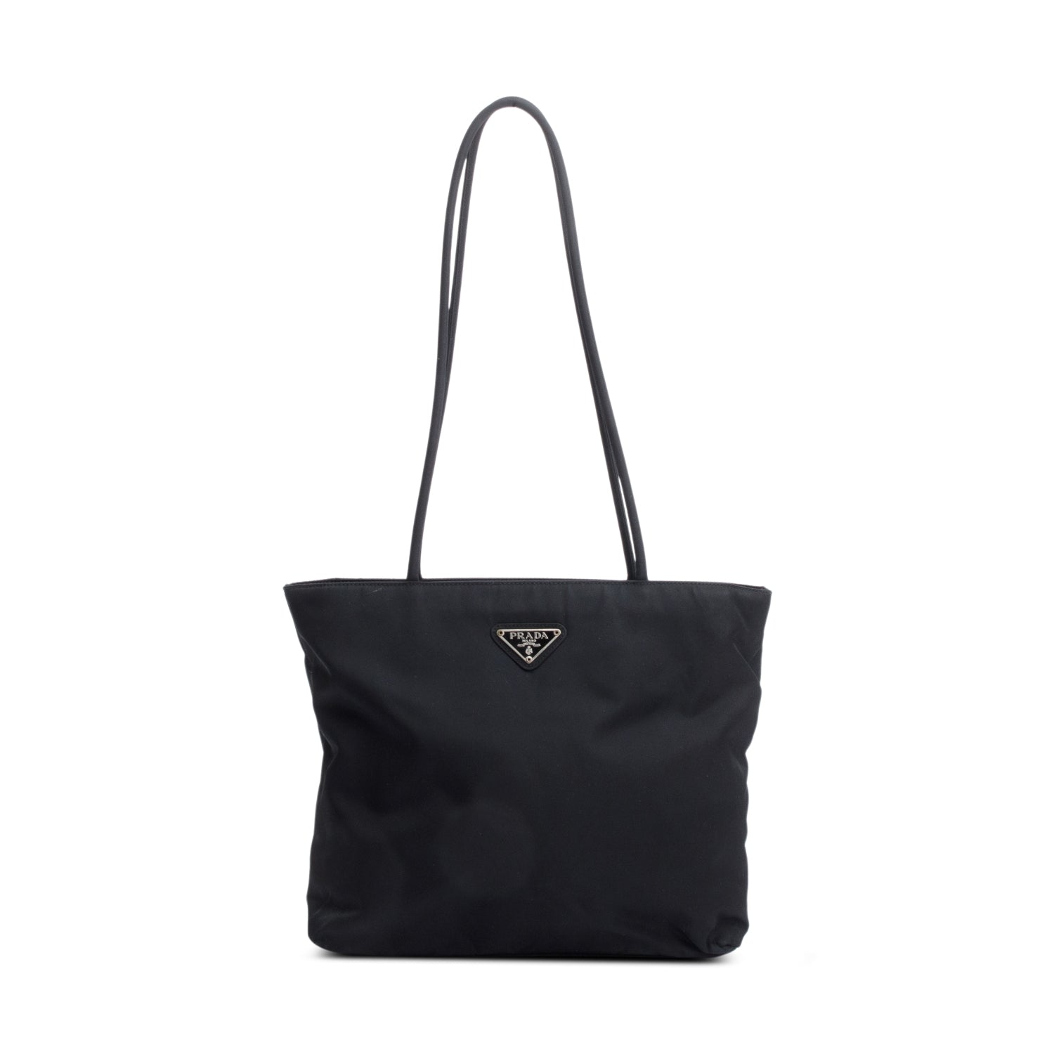 Prada Tessuto Tote Handbag Nylon Black Tote Bag