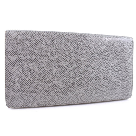 Louis Vuitton Long Purse M32653 Taiga Portefeuille Gray Wallet Case