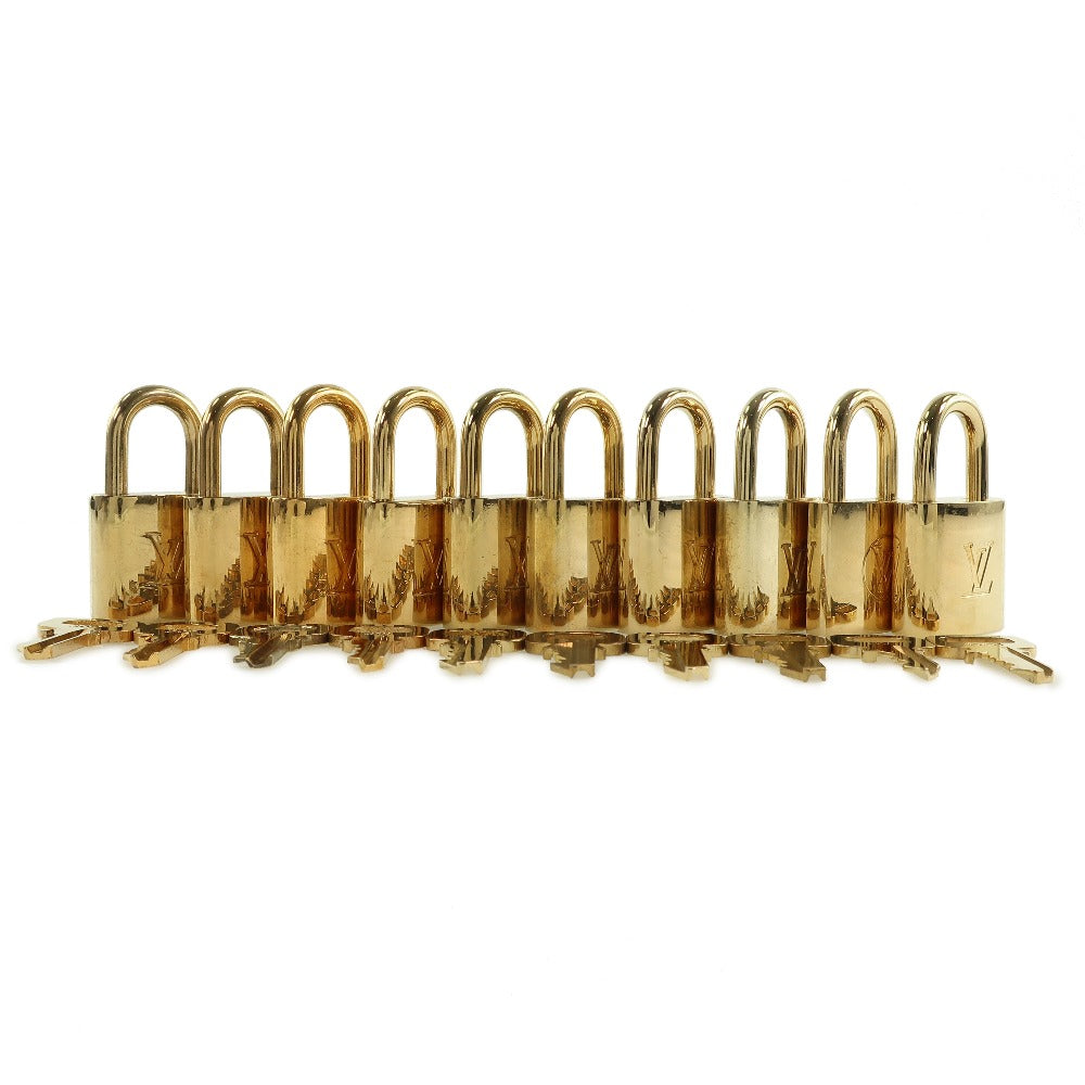 Louis Vuitton Cadena brass 10 pieces set Gold Handbag 2