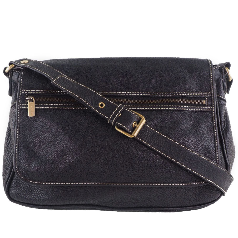 Shoulder Bag Calfskin Women Black