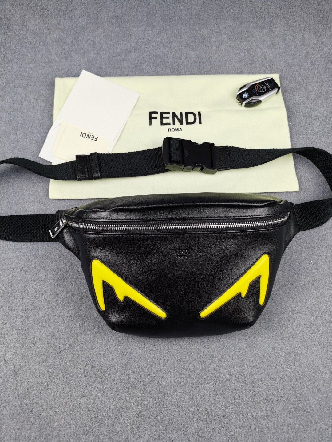 Fendi Top QualityTop Quality Little Monster Black FF Accessory 5