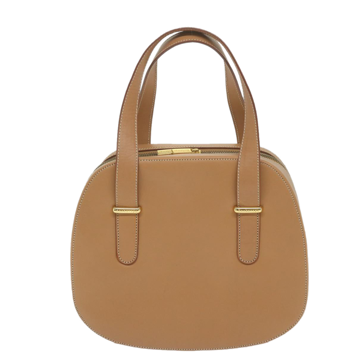 Burberry Luxury ss Hand Bag Auth Leather Beige Travel Bag