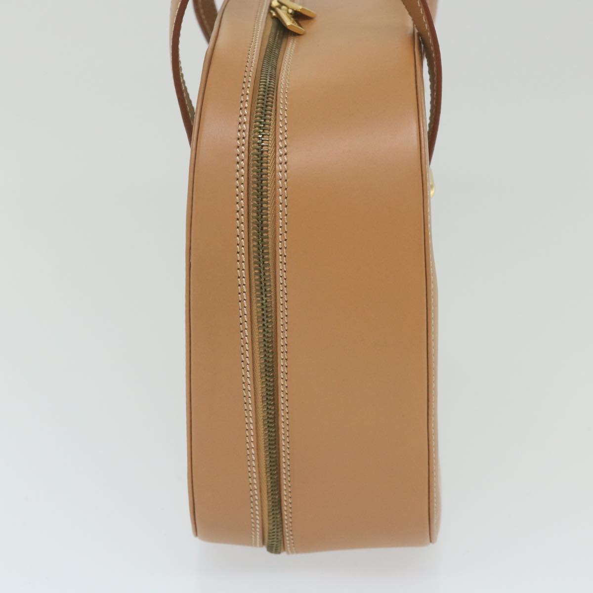 Burberry Luxury ss Hand Bag Auth Leather Beige Travel Bag