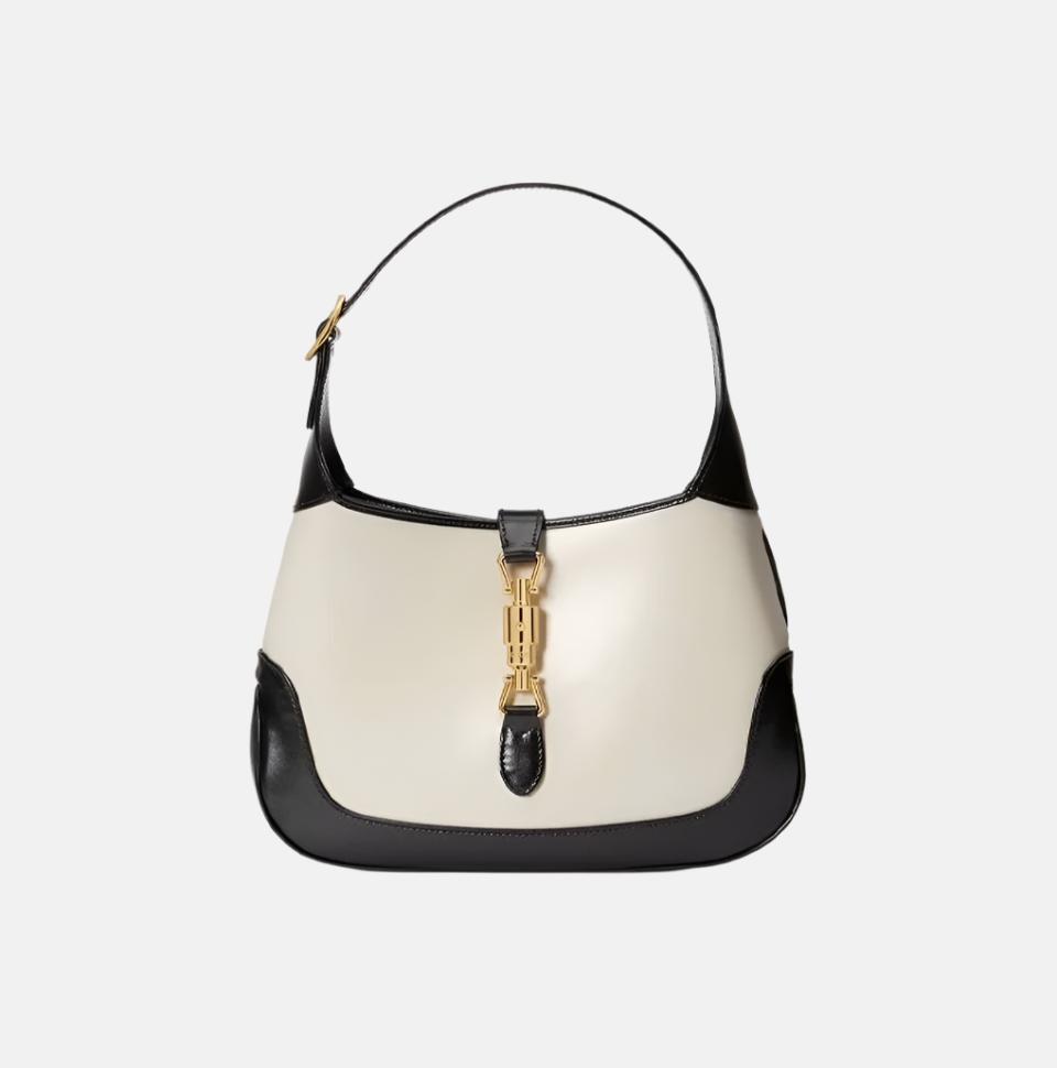 Gucci Jackie & Leather Black White Small Travel Bag Small 4