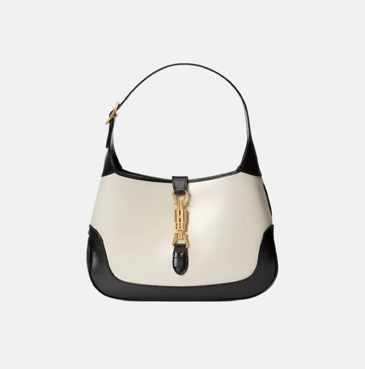 Gucci Jackie & Leather Black White Small Travel Bag Small 4